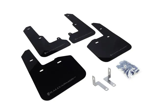 Rally Armor 15-19 Subaru Legacy Black Ur Mud Flap W/ Grey Logo 1