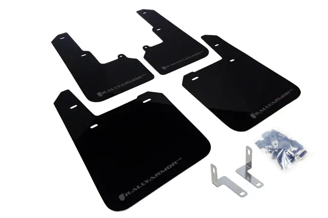 Rally Armor 15-19 Subaru Outback Black Ur Mud Flap W/ Grey Logo 1