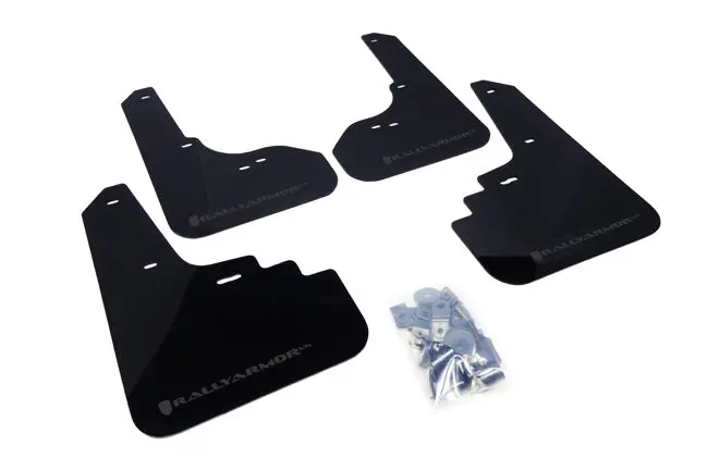 Rally Armor 05-09 Subaru Legacy / Outback Black Ur Mud Flap W/Grey Logo 1