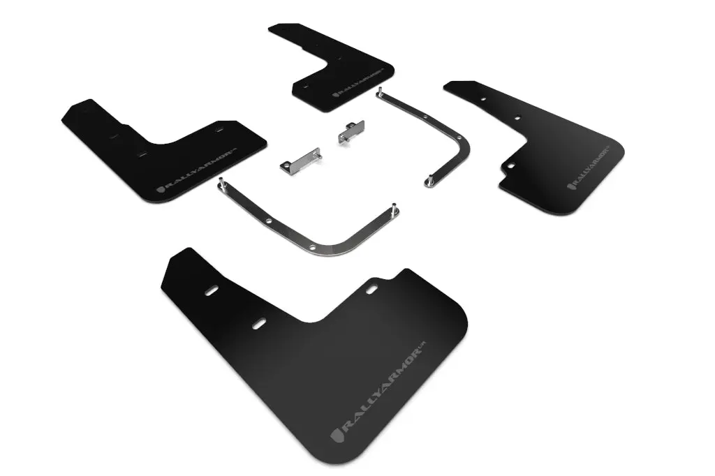 Rally Armor 19-21 Hyundai Veloster Turbo/2.0/R-Spec Black Ur Mud Flap W/Dark Grey Logo 1