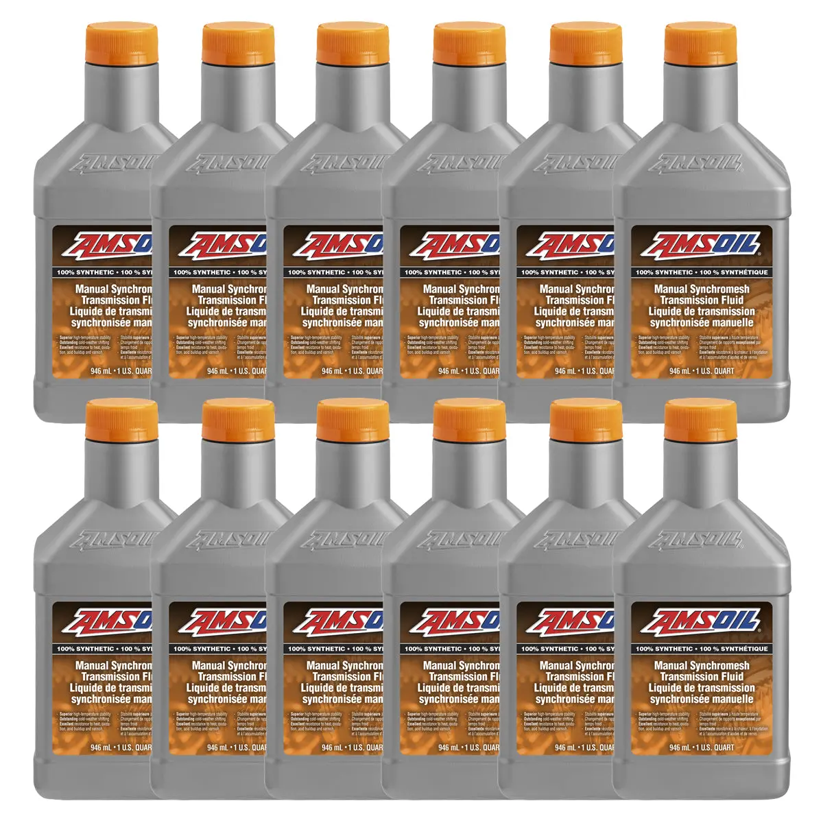 Amsoil  5W-30 Manual Synchromesh Transmission Fluid Case Of 12 1