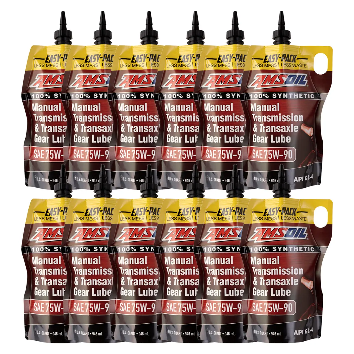 Amsoil 75W-90 Manual Transmission & Transaxle Gear Lube Case Of 12 1