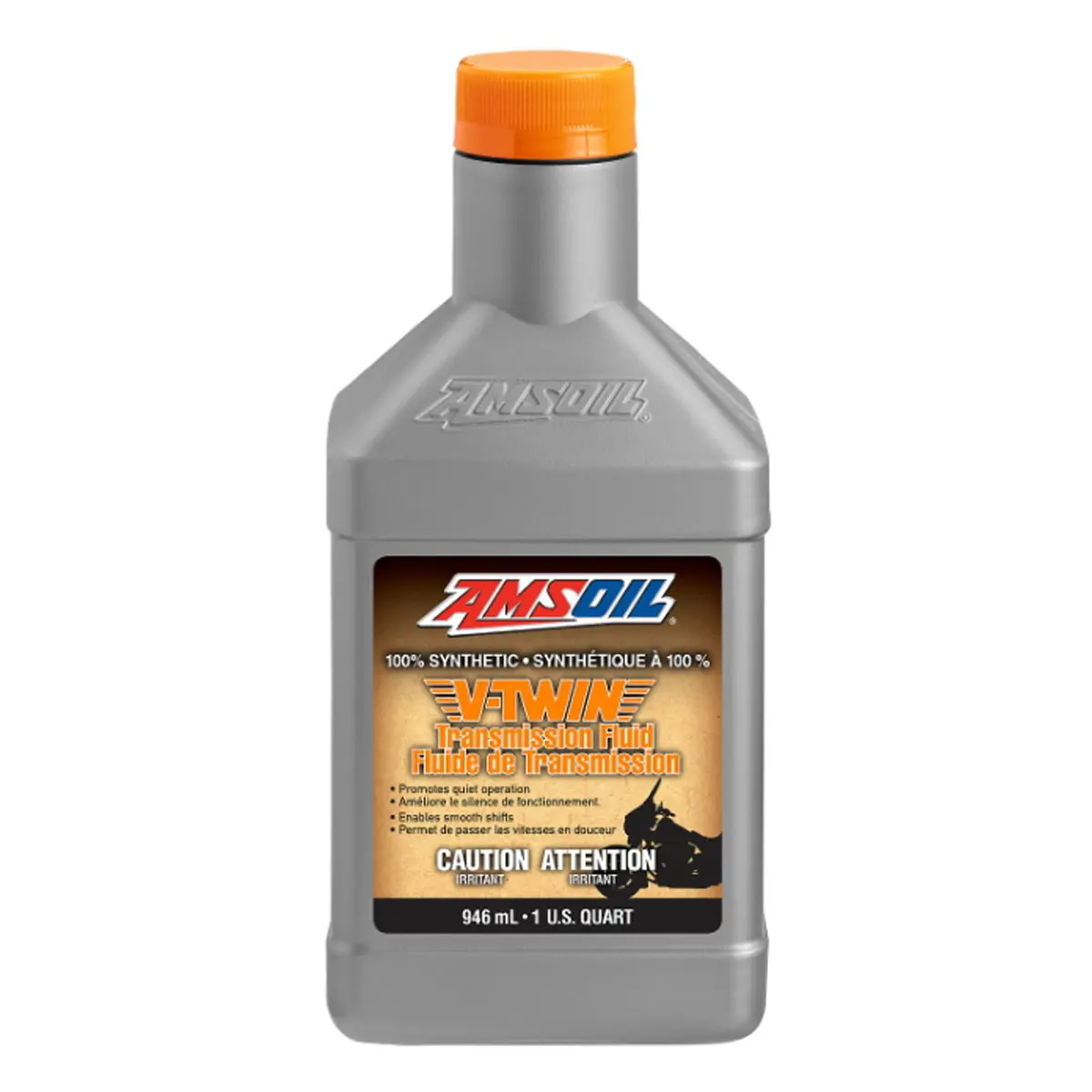Amsoil 100% Synthetic V-Twin Transmission Fluid 946 Ml Bottle 1
