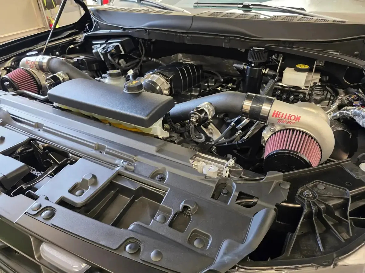 Hellion 2022+ Ford Raptor R 5.0L Top-Mount “Mirror Image” Twin Turbo System 1