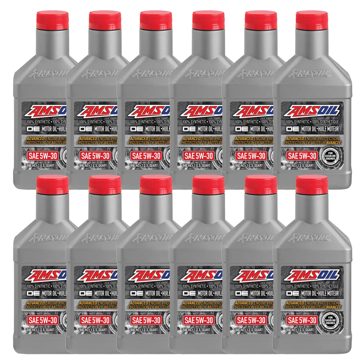 Amsoil Oe 5W-30 100% Synthetic Motor Oil Case Of 12 1