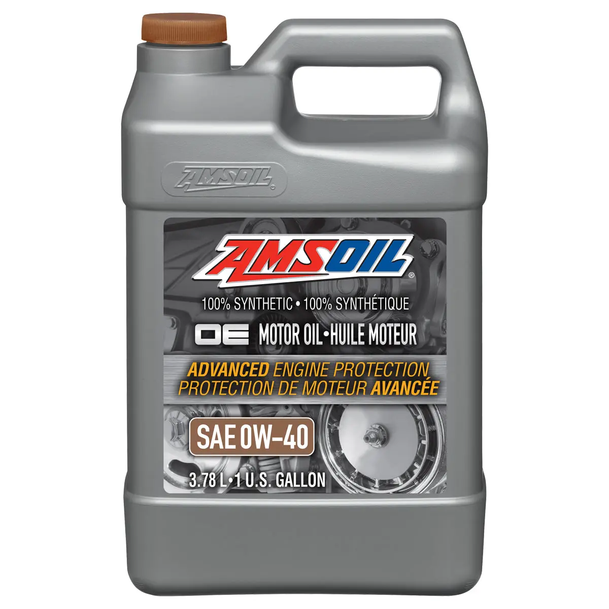 Amsoil Oe 0W-40 100% Synthetic Motor Oil 3.78 Liter Jug 1