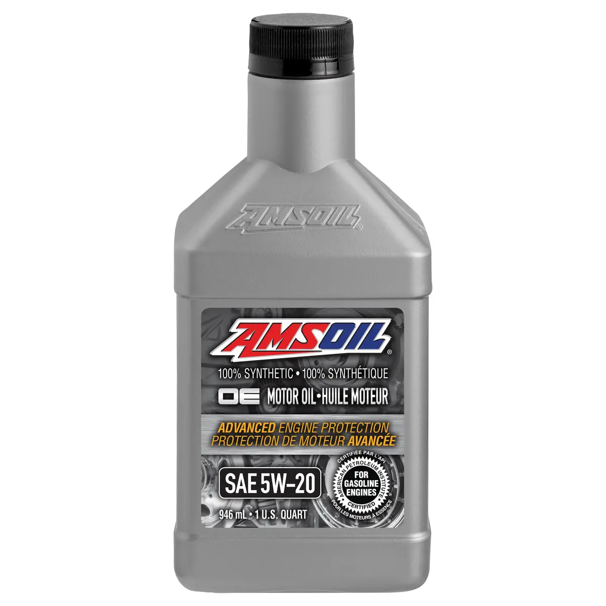 Amsoil Oe 5W-20 100% Synthetic Motor Oil 946 Ml Bottle 1