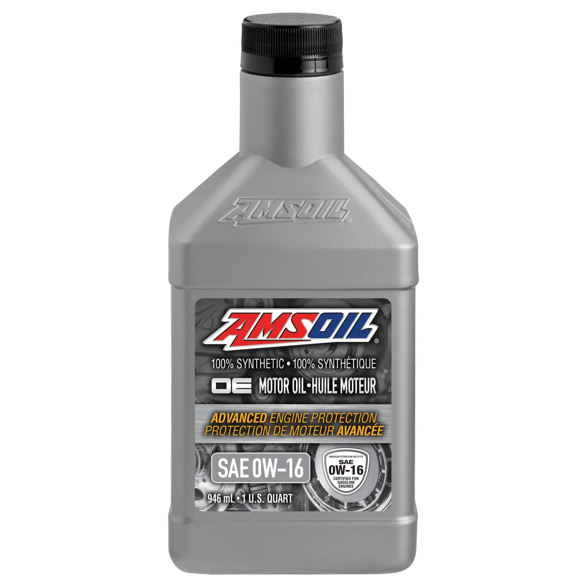Amsoil Oe 0W-16 100% Synthetic Motor Oil 946 Ml Bottle 1