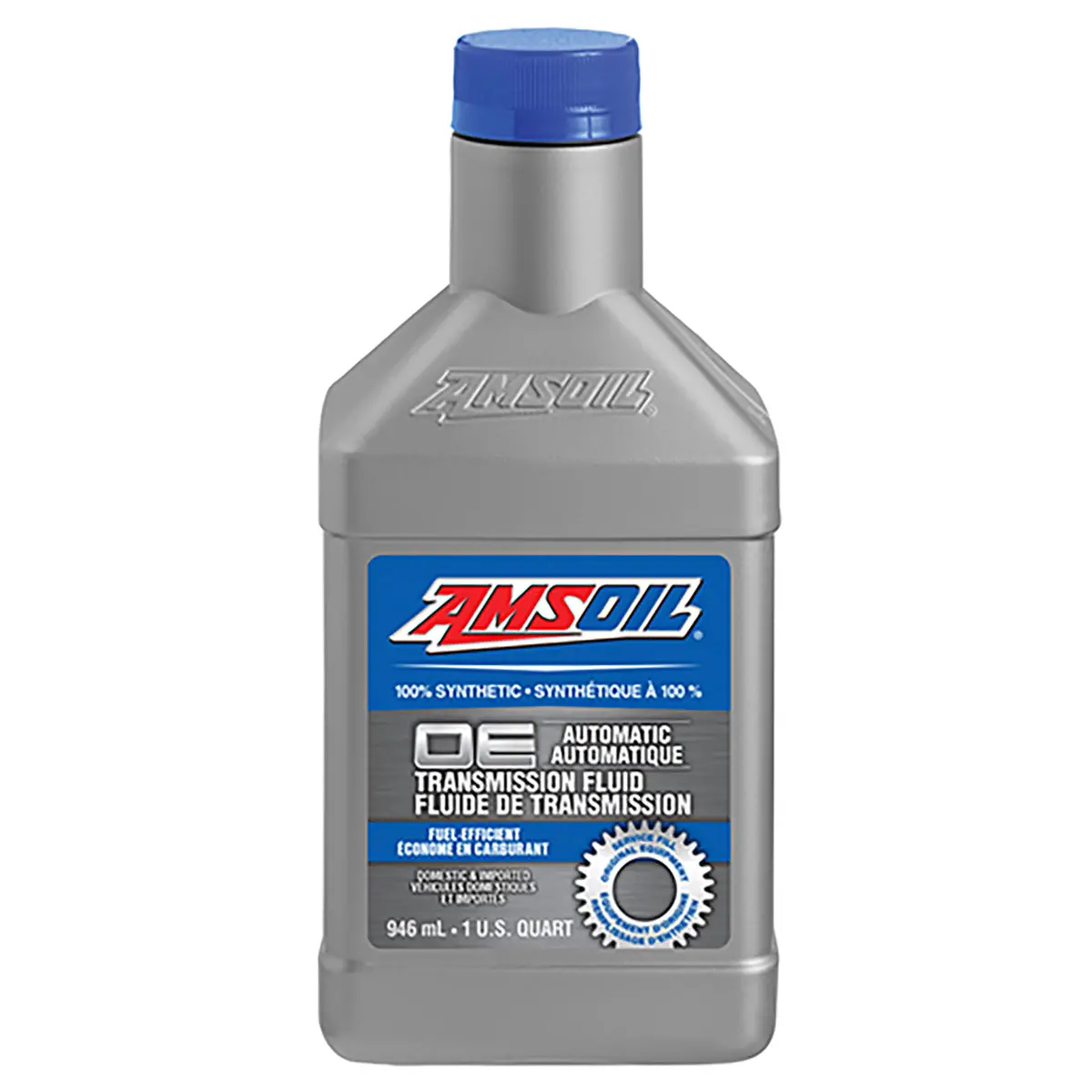 Amsoil Oe Fuel-Efficient 100% Synthetic Automatic Transmission Fluid 946 Ml Bottle 1