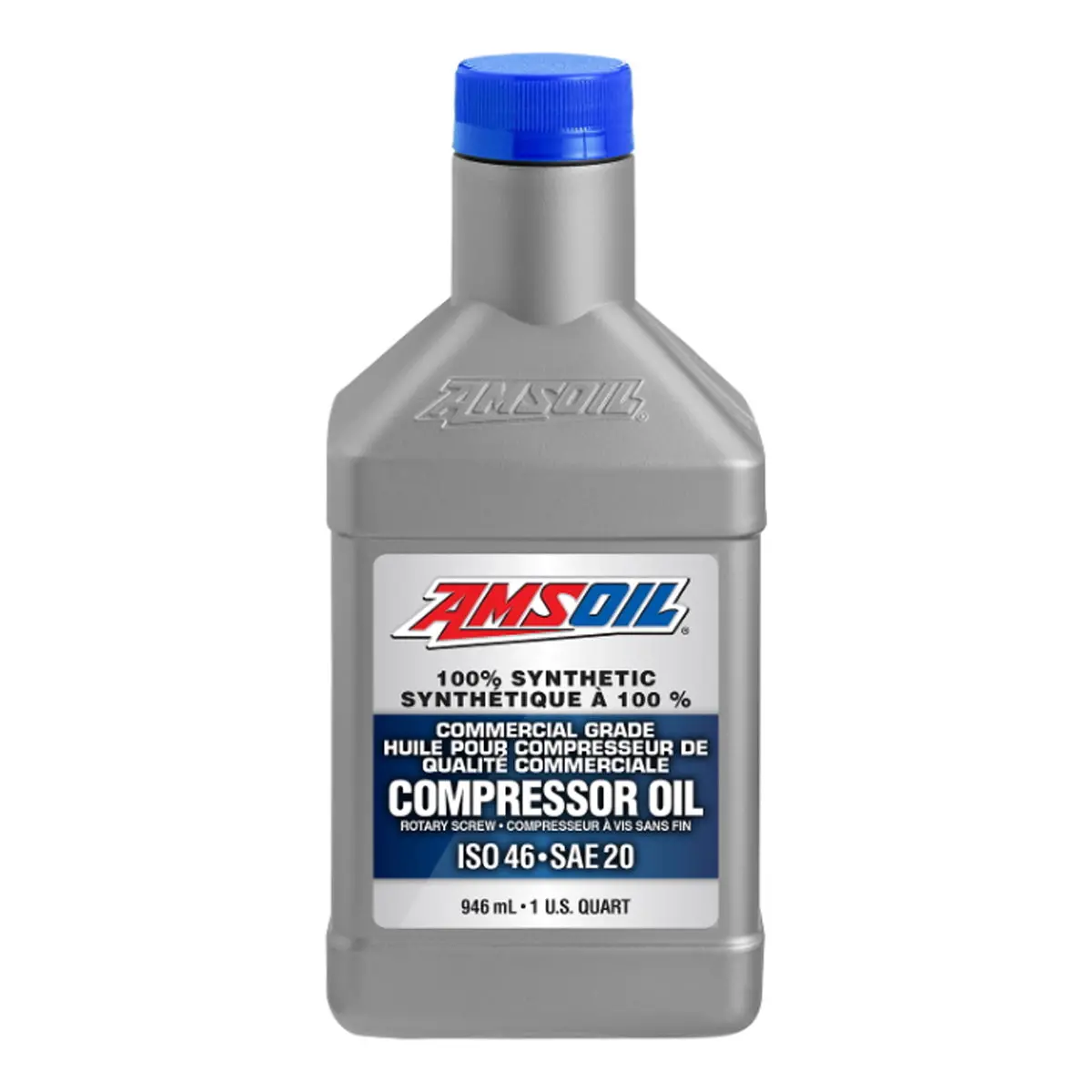 Amsoil Iso 46 100% Synthetic Compressor Oil 946 Ml Bottle 1
