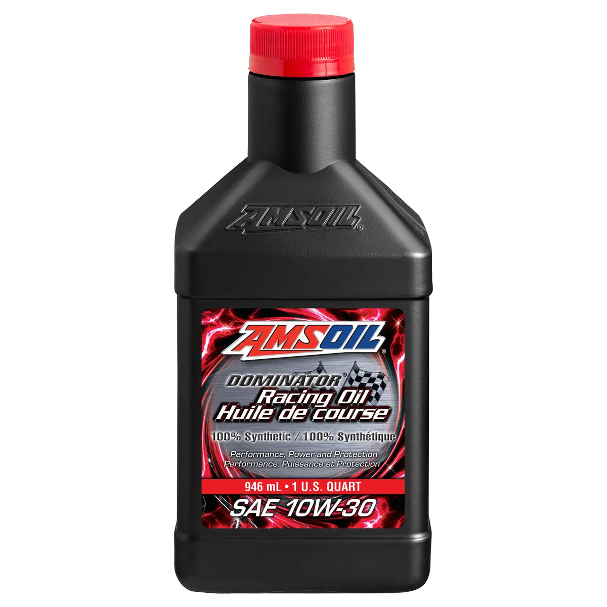 Amsoil Dominator 10W-30 100% Synthetic Racing Oil 946 Ml Bottle 1