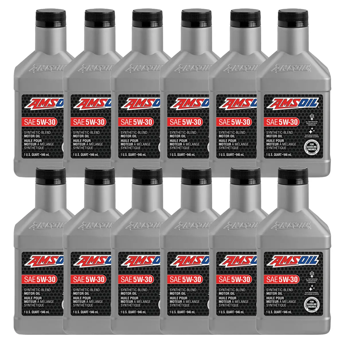 Amsoil 5W-30 Synthetic-Blend Motor Oil Case Of 12 1