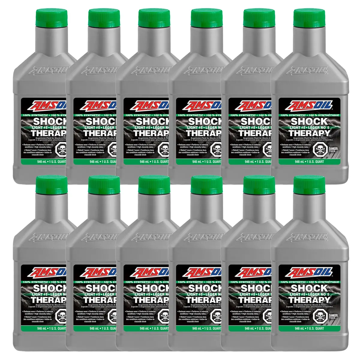 Amsoil Shock Therapy #5 Light Suspension Fluid Case Of 12 1