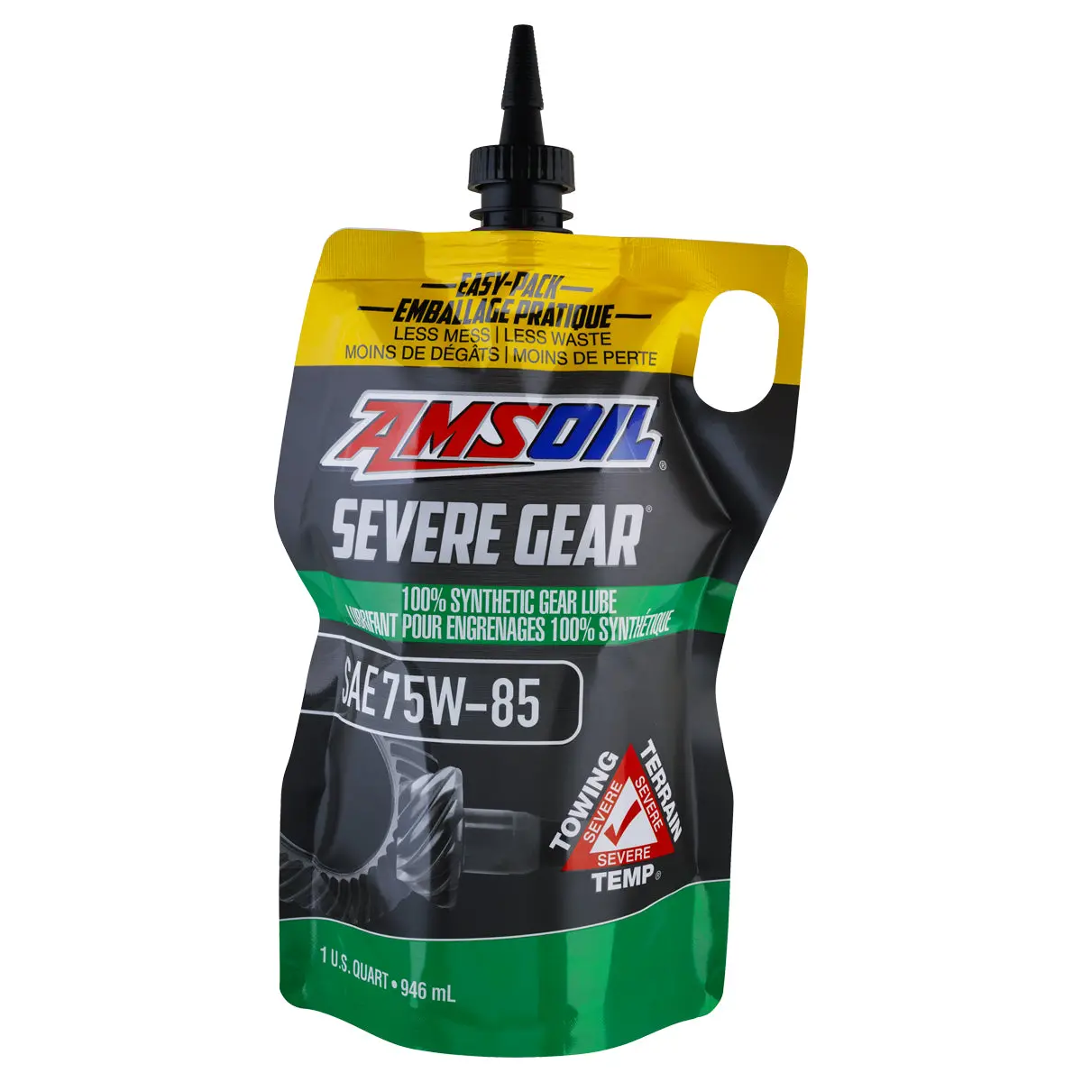 Amsoil Severe Gear 75W-85 100% Synthetic Gear Lube 946 Ml Easy-Pack 1