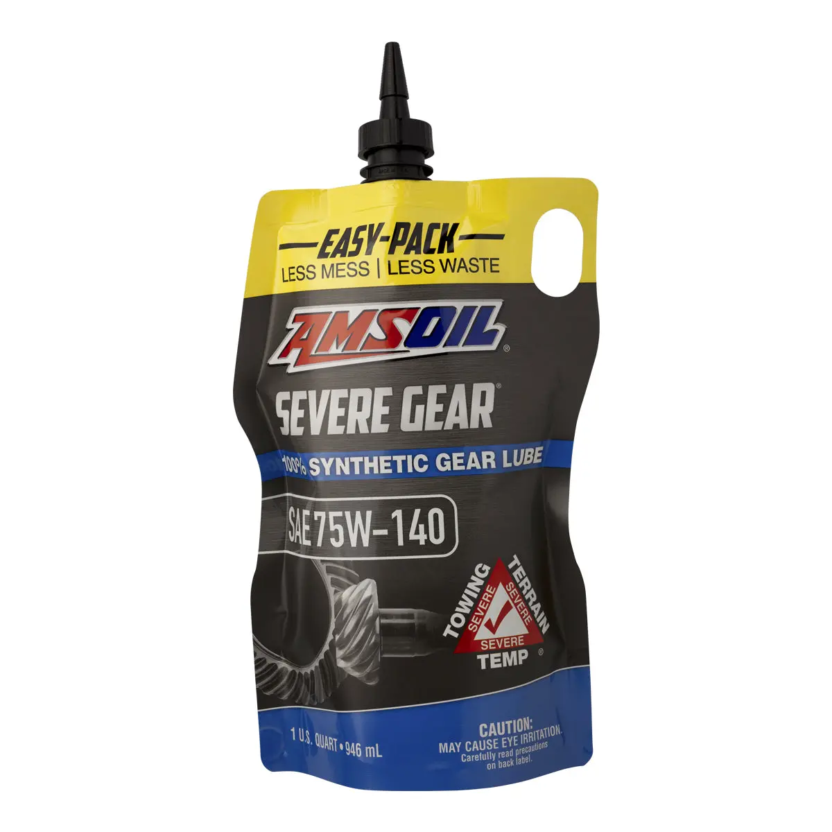 Amsoil Severe Gear 75W-140 100% Synthetic Gear Lube 946 Ml Easy-Pack 1