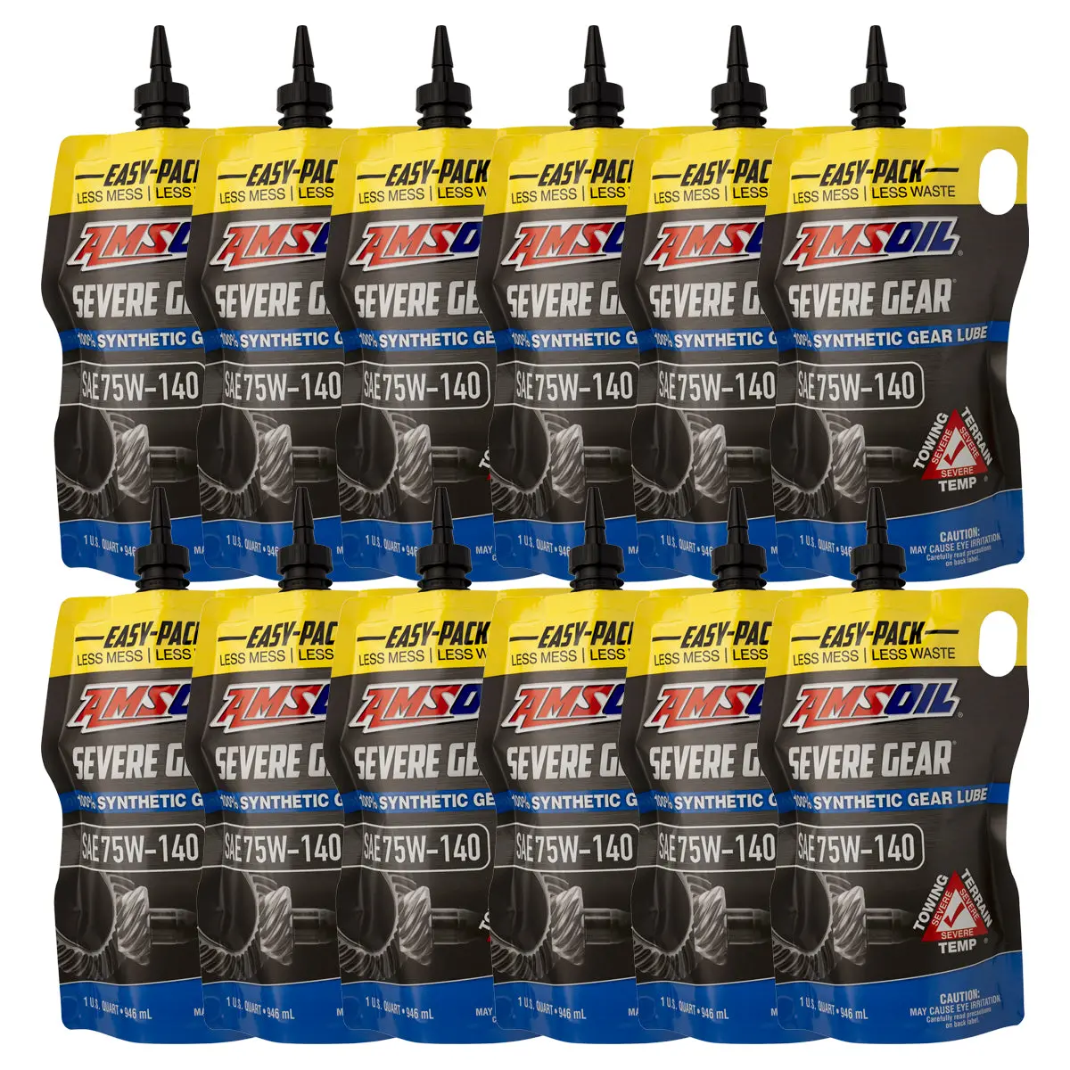 Amsoil Severe Gear 75W-140 100% Synthetic Gear Lube Case Of 12 1