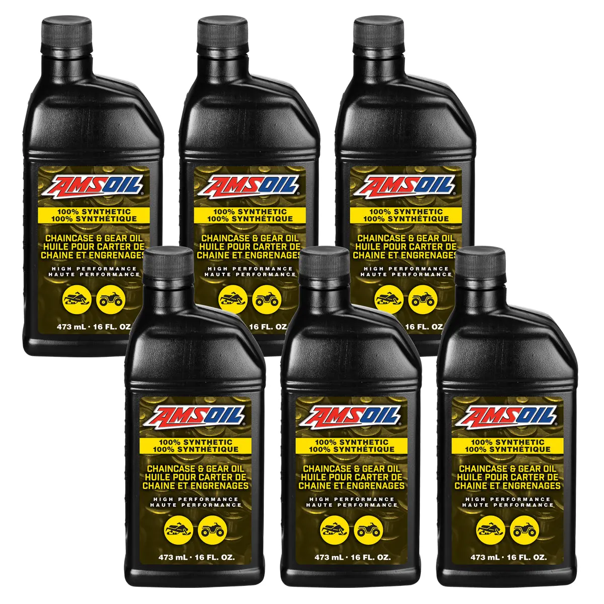 Amsoil 100% Synthetic Chaincase & Gear Oil Case Of 6 1