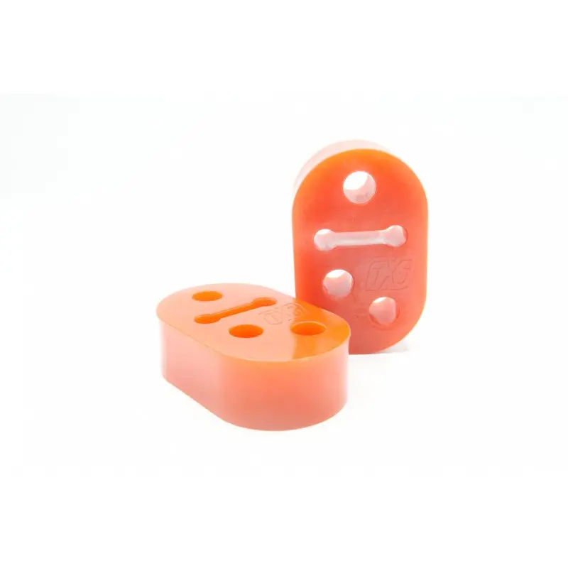 Turbo Xs Universal 12Mm Two Position Polyurethane Exhaust Hanger - Red 1