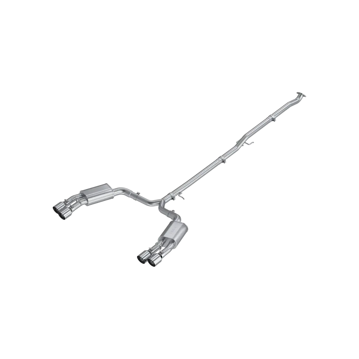 Mbrp 21-24 Kia K5, Gt 2.5L Turbo Aluminized Steel 2.5In Cat-Back W/ Quad Tips 1
