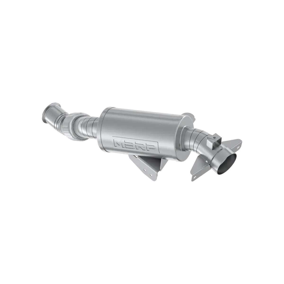 Mbrp Can-Am Maverick R 2024 2025 3" Turbo Back, Single Slip-On System With Catal 1