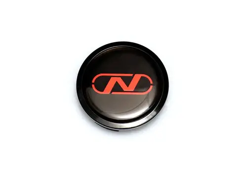 Wheel Center Cap - (N) Black / Red 1
