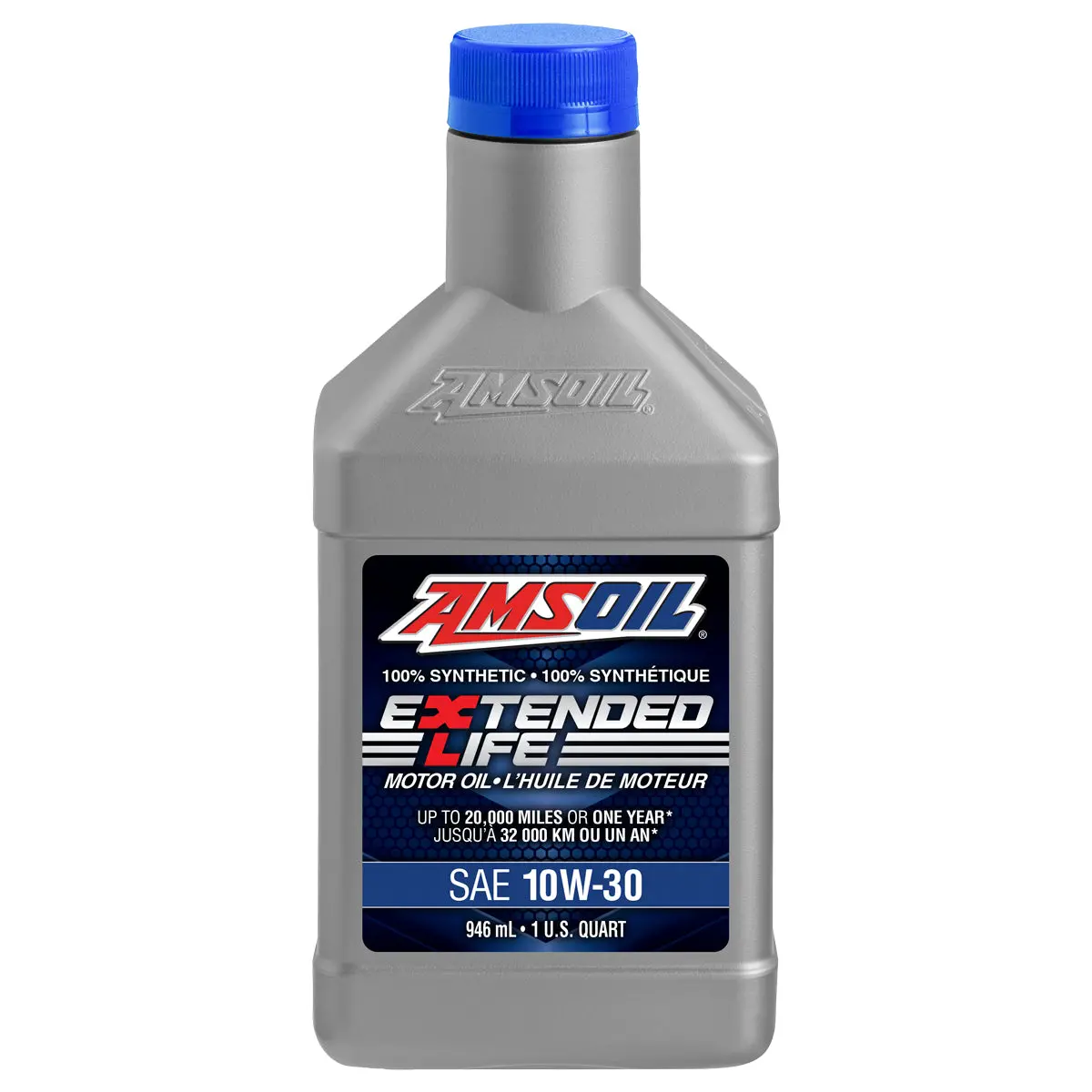 Amsoil Extended-Life 10W-30 100% Synthetic Motor Oil 946 Ml Bottle 1