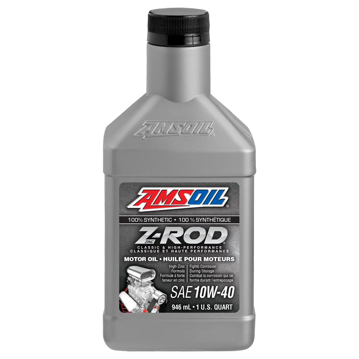 Amsoil Z-Rod 10W-40 100% Synthetic Motor Oil 946 Ml Bottle 1