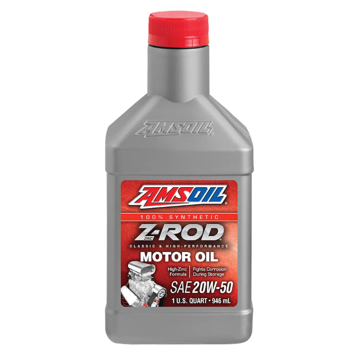 Amsoil Z-Rod 20W-50 100% Synthetic Motor Oil 946 Ml Bottle 1