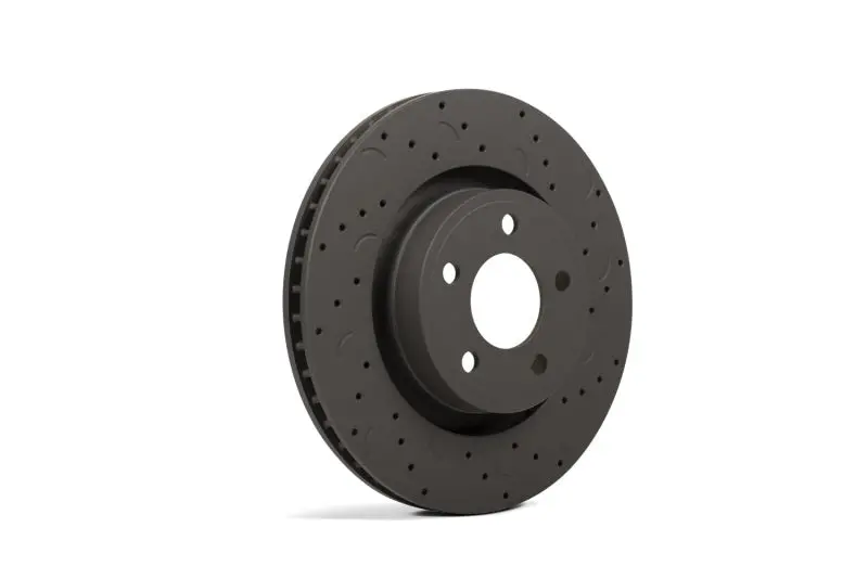 Hawk Talon Drilled & Slotted Front Brake Rotors For 2007 Mini Cooper Base (280Mm Diameter) 1