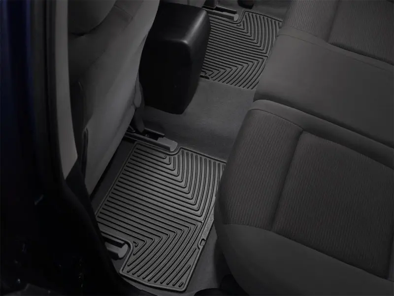 Weathertech Rear Rubber Floor Mats For 2007+ Bmw 1-Series (E82/E88) – Black 1