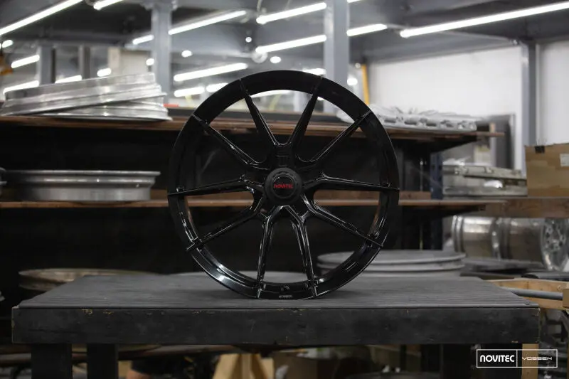 Vossen X Novitec Nf10 Gloss Black Rear Wheel For Ferrari 296 – 22X11.5, Et29 1