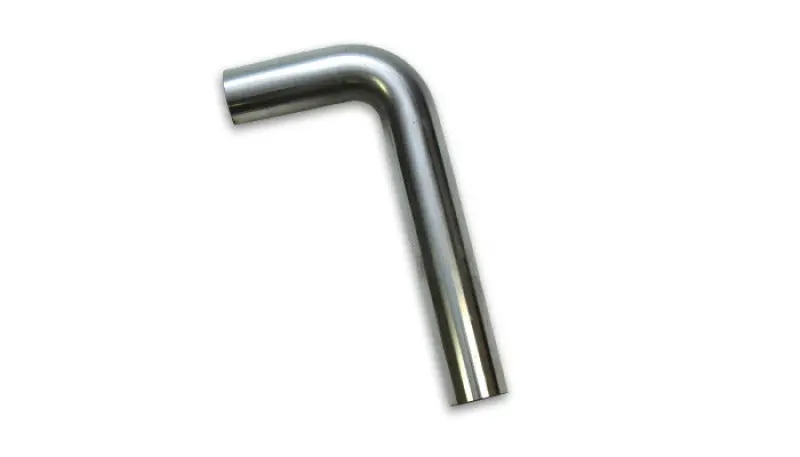 Vibrant 2.25-Inch O.D. T304 Stainless Steel 90-Degree Mandrel Bent Tube – 4X12 Inch Legs, 3.375-Inch Centerline Radius 1
