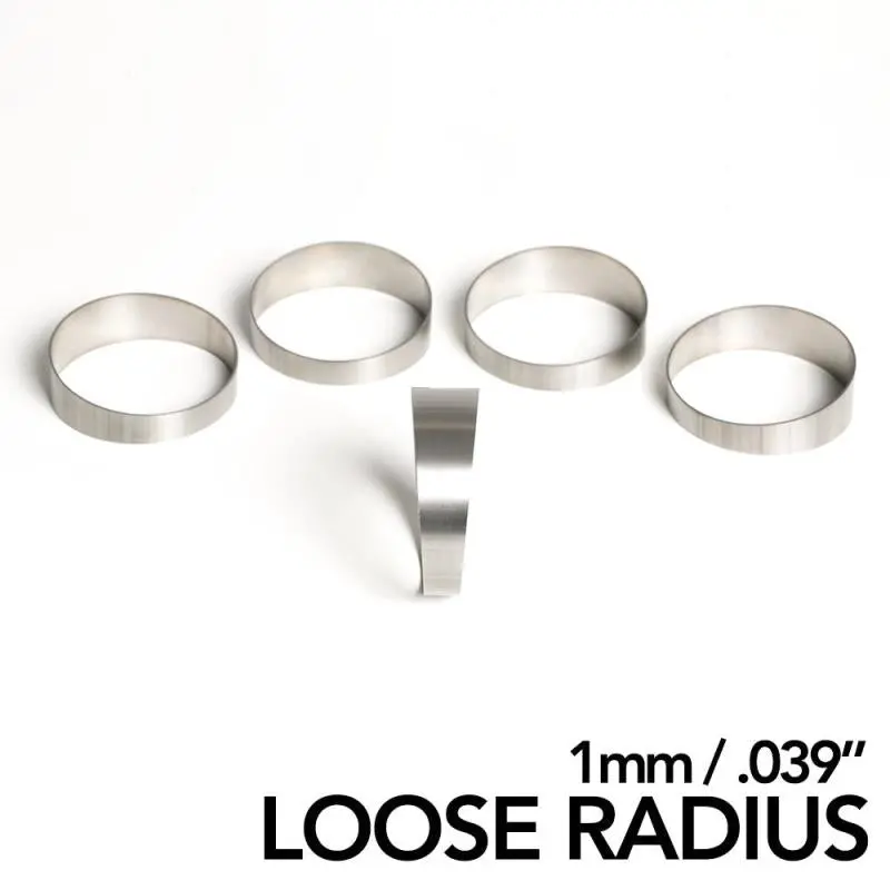 Ticon Titanium Pie-Cut Elbows — 1.50" Od, 45° Bend, 2.2D/3.3" Clr, 1Mm Wall Thickness — Pack Of Five 1