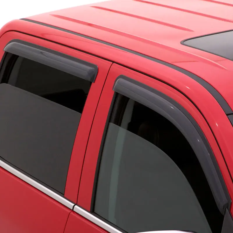 Avs Ventvisor Window Deflectors For 2004–2006 Cadillac Srx – Smoke-Tinted, Outside-Mount, 4-Piece Set 1