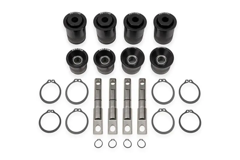 Bmr Black Anodized Rear Upper & Lower Control Arm Bearing Kit For 2014–2019 Chevrolet Corvette C7 1