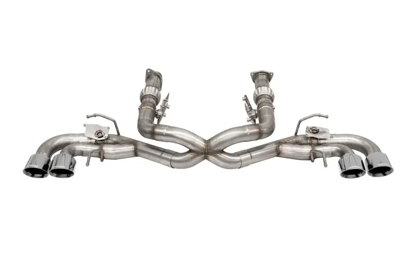 Corsa Valved Cat-Back Exhaust System For 2020–2022 Corvette C8 – 3" Inlet, 4.5" Quad Tips, Npp & Afm Compatible 1
