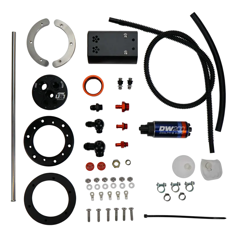 Deatschwerks Dwx1 Universal Fuel Module Kit With Mounting Bucket And Dw200 In-Tank Pump 1