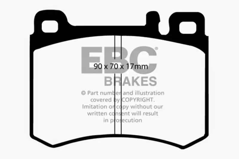 Ebc Ultimax Front Brake Pads For 1986–1989 Mercedes-Benz 560 Sl 1