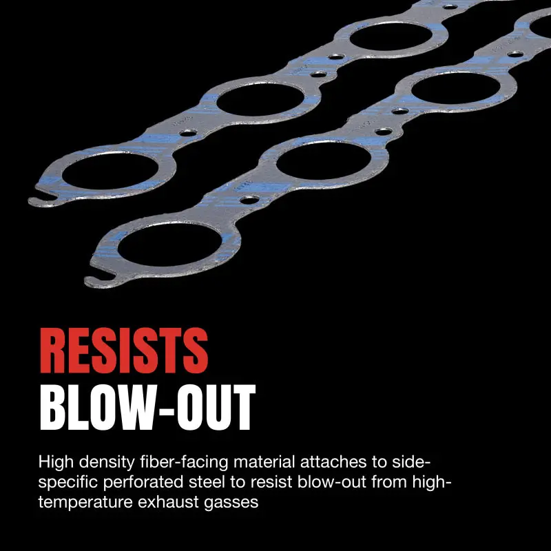 Fel-Pro Exhaust Manifold Gasket Set For Mazda Miata (1990–1993), 323 (1988–1989), And Mercury Capri (1991–1994) 1
