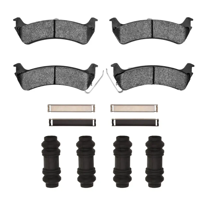 R1 Semi-Metallic Rear Brake Pad & Hardware Kit For 1995–2003 Ford Windstar 1