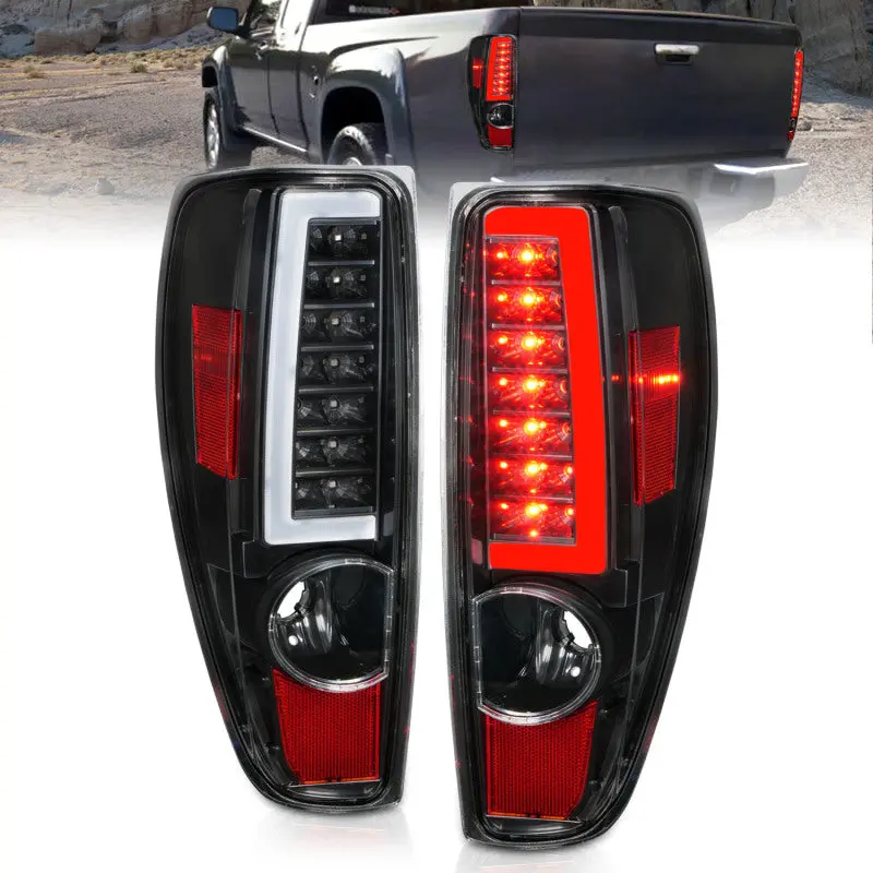 Anzo Led Tail Light Assembly With Integrated Light Bar For 2004–2012 Chevrolet Colorado & Gmc Canyon 1