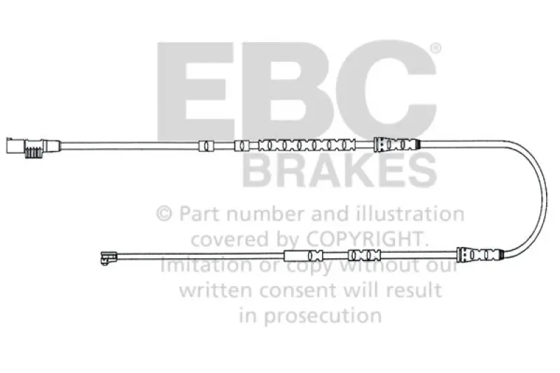 Ebc Front Brake Wear Sensors For 2010–2016 Bmw Z4 3.0L (E89) 1