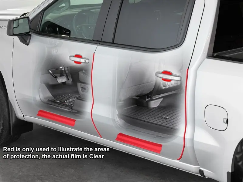 Weathertech Transparent Scratch Protection Film For 2016–2019 Toyota Tacoma Bed And Trim 1