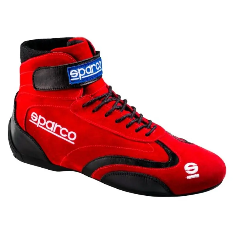 Sparco Shoe Top Racing Shoe – Size 45, Red Color 1