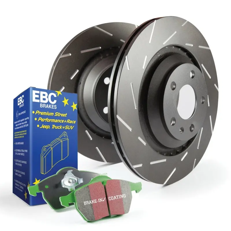 Ebc S2 Brake Kit – Greenstuff Pads And Usr Slotted Rotors 2