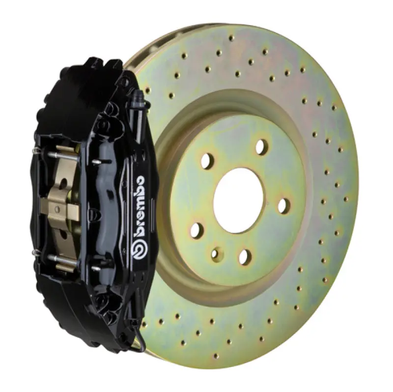 Brembo Gt Big Brake Kit For 1982–1989 Bmw 6-Series – Front Drilled Rotors & 4-Piston Calipers 1