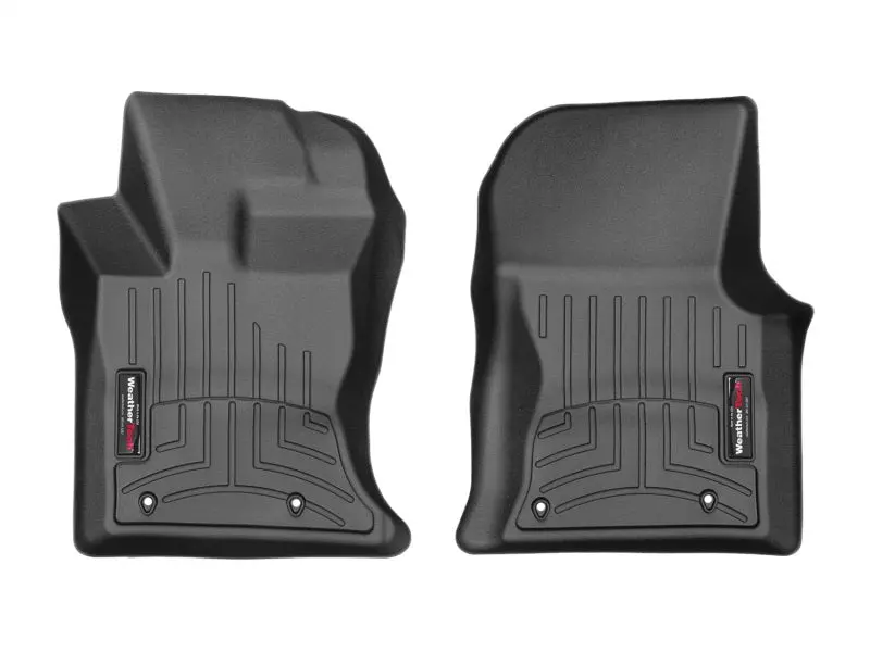Weathertech Front Floorliners — Black, For 2017 Jaguar F-Pace 1