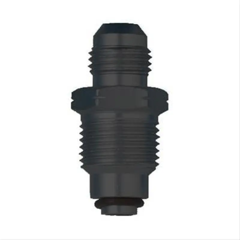 Fragola -6An To 18Mm X 1.5 Male Adapter – Fuel Injection Compatible, Black Anodized 1
