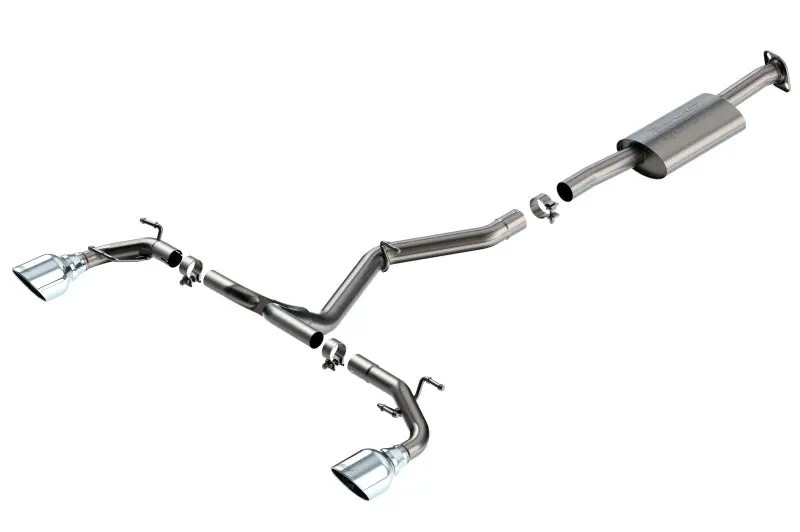 Borla S-Type Cat-Back Exhaust System For 2022–2023 Subaru Brz & Toyota Gr86 (2.4L Rwd, Manual Or Automatic) 1