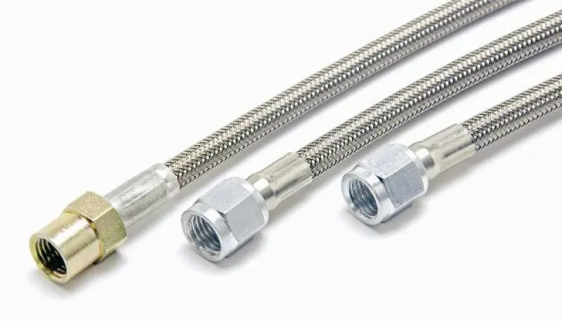 Mcleod Steel Braided An4F-To-An3F Brake Line — 24" Length For High-Performance Applications 1